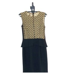 Oasis Dress with Gold Back Lace Detailing